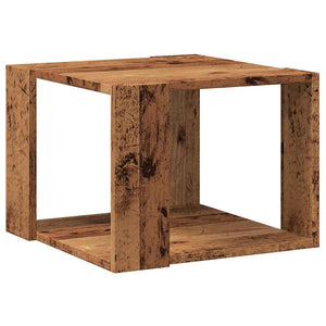 vidaXL Coffee Table Old Wood 40x40x30 cm Engineered Wood