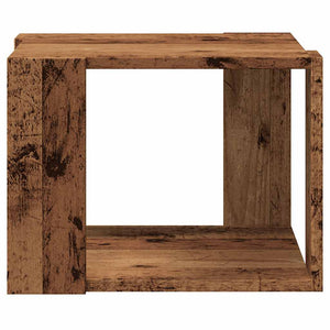 vidaXL Coffee Table Old Wood 40x40x30 cm Engineered Wood