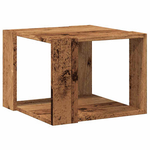 vidaXL Coffee Table Old Wood 40x40x30 cm Engineered Wood