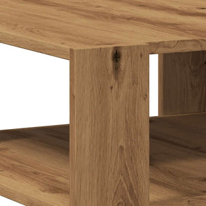 vidaXL Coffee Table Artisan Oak 58x58x40 cm Engineered Wood