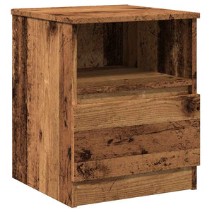 vidaXL Bedside Cabinets 2 pcs Old Wood 40x40x50 cm Engineered Wood