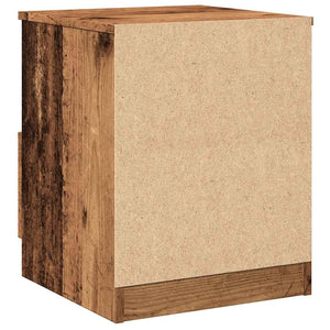 vidaXL Bedside Cabinets 2 pcs Old Wood 40x40x50 cm Engineered Wood