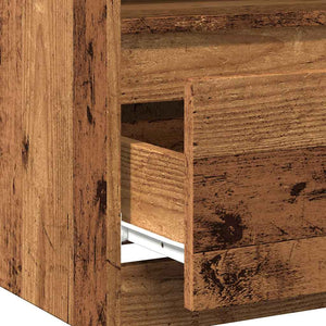 vidaXL Bedside Cabinets 2 pcs Old Wood 40x40x50 cm Engineered Wood