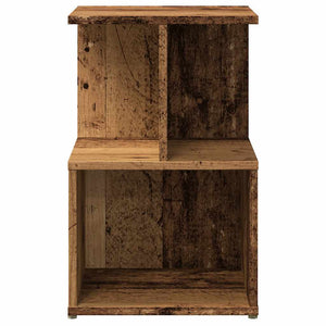 vidaXL Bedside Cabinet Old Wood 35x35x55 cm Engineered Wood