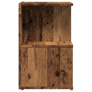 vidaXL Bedside Cabinet Old Wood 35x35x55 cm Engineered Wood