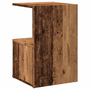 vidaXL Bedside Cabinet Old Wood 35x35x55 cm Engineered Wood