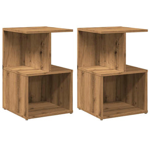 vidaXL Bedside Cabinets 2 pcs Artisan Oak 35x35x55 cm Engineered Wood