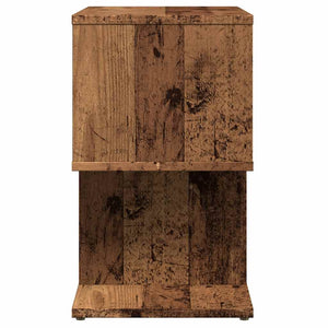 vidaXL Bedside Cabinet Old Wood 50x30x51.5 cm Engineered Wood