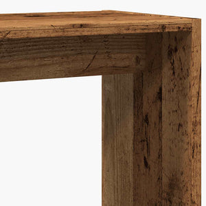 vidaXL Side Table Old Wood 50x26x50 cm Engineered Wood