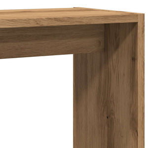 vidaXL Side Table Artisan Oak 50x26x50 cm Engineered Wood