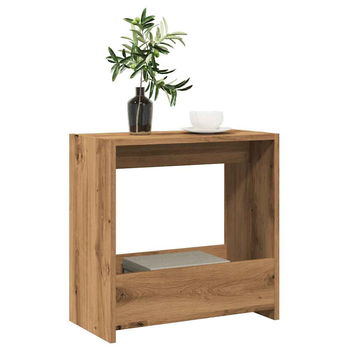 vidaXL Side Table Artisan Oak 50x26x50 cm Engineered Wood