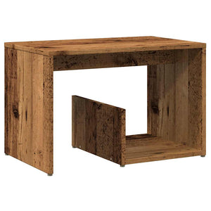 vidaXL Side Table Old Wood 59x36x38 cm Engineered Wood