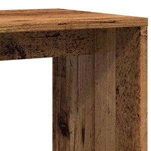 vidaXL Side Table Old Wood 59x36x38 cm Engineered Wood