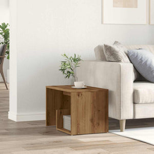 vidaXL Side Table Artisan Oak 59x36x38 cm Engineered Wood