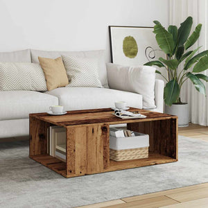 vidaXL Coffee Table Old Wood 90x67x33 cm Engineered Wood