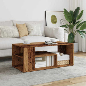 vidaXL Coffee Table Old Wood 100x50x40 cm Engineered Wood