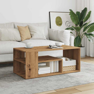 vidaXL Coffee Table Artisan Oak 100x50x40 cm Engineered Wood