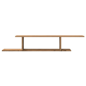 vidaXL Wall-Mounted TV Shelf Artisan Oak 125x18x23 cm Engineered Wood