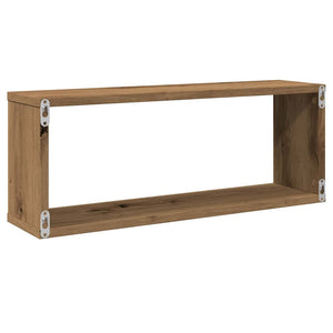 vidaXL Wall Cube Shelves 6 pcs Artisan Oak 60x15x23 cm Engineered Wood