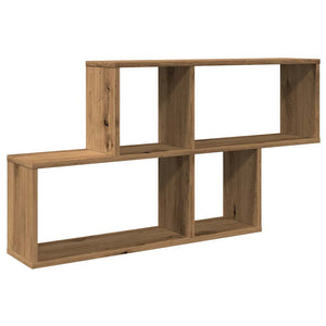 vidaXL Wall Shelf Artisan Oak 100x18x53 cm Engineered Wood