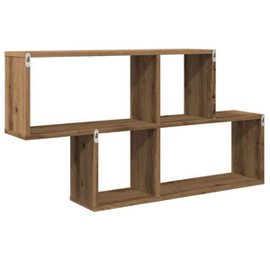 vidaXL Wall Shelf Artisan Oak 100x18x53 cm Engineered Wood