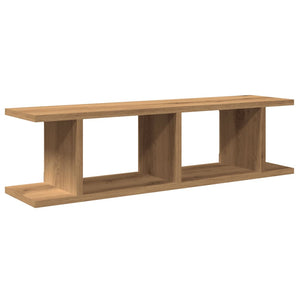 vidaXL Wall Shelves 2 pcs Artisan Oak 75x18x20 cm Engineered Wood