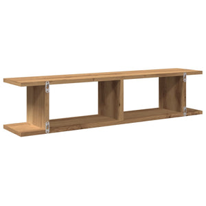 vidaXL Wall Shelves 2 pcs Artisan Oak 90x18x20 cm Engineered Wood