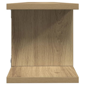 vidaXL Wall Shelves 2 pcs Artisan Oak 105x18x20 cm Engineered Wood