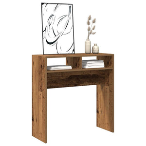 vidaXL Console Table Old Wood 78x30x80 cm Engineered Wood