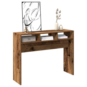 vidaXL Console Table Old Wood 105x30x80 cm Engineered Wood