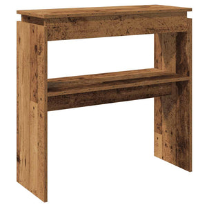 vidaXL Console Table Old Wood 80x30x80 cm Engineered Wood