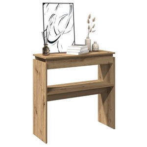 vidaXL Console Table Artisan Oak 80x30x80 cm Engineered Wood