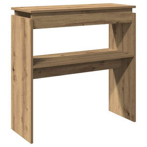 vidaXL Console Table Artisan Oak 80x30x80 cm Engineered Wood