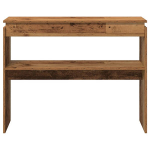 vidaXL Console Table Old Wood 80x30x102 cm Engineered Wood