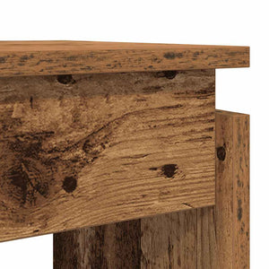 vidaXL Console Table Old Wood 80x30x102 cm Engineered Wood