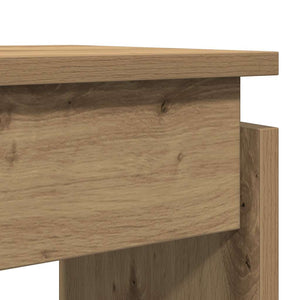 vidaXL Console Table Artisan Oak 102x30x80 cm Engineered Wood