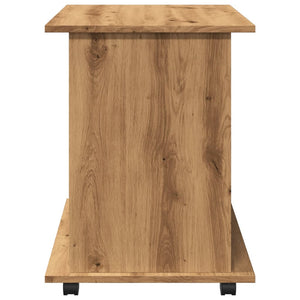 vidaXL Rolling Cabinet Artisan Oak 60x45x60 cm Engineered Wood