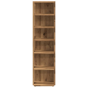 vidaXL Shoe Cabinet Artisan Oak 28x27x102 cm Engineered Wood