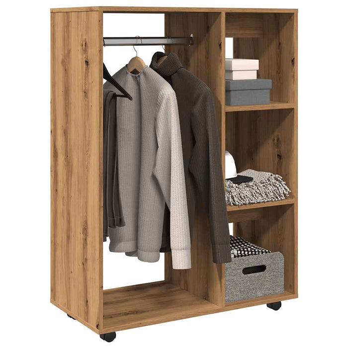 vidaXL Wardrobe Artisan Oak 80x40x110 cm Engineered Wood