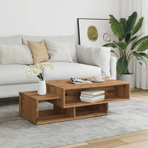 vidaXL Coffee Table Artisan Oak 105x55x32 cm Engineered Wood