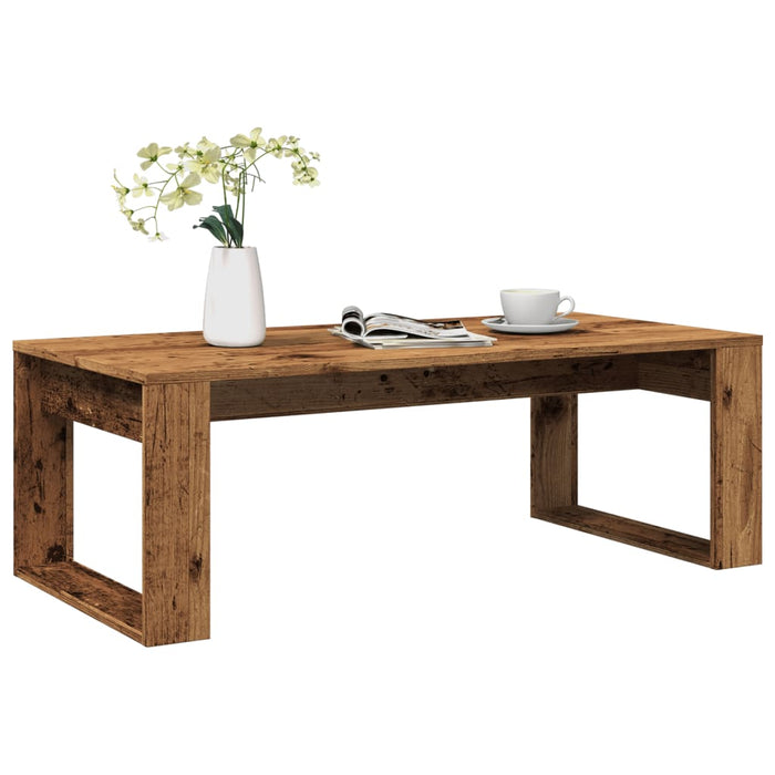 vidaXL Coffee Table Old Wood 102x50x35 cm Engineered Wood