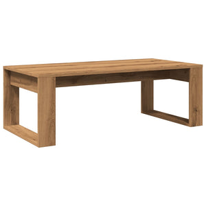 vidaXL Coffee Table Artisan Oak 102x50x35 cm Engineered Wood