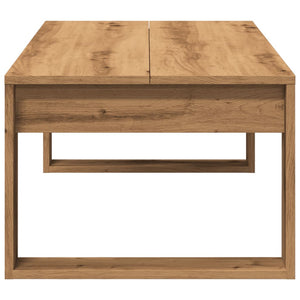 vidaXL Coffee Table Artisan Oak 102x50x35 cm Engineered Wood