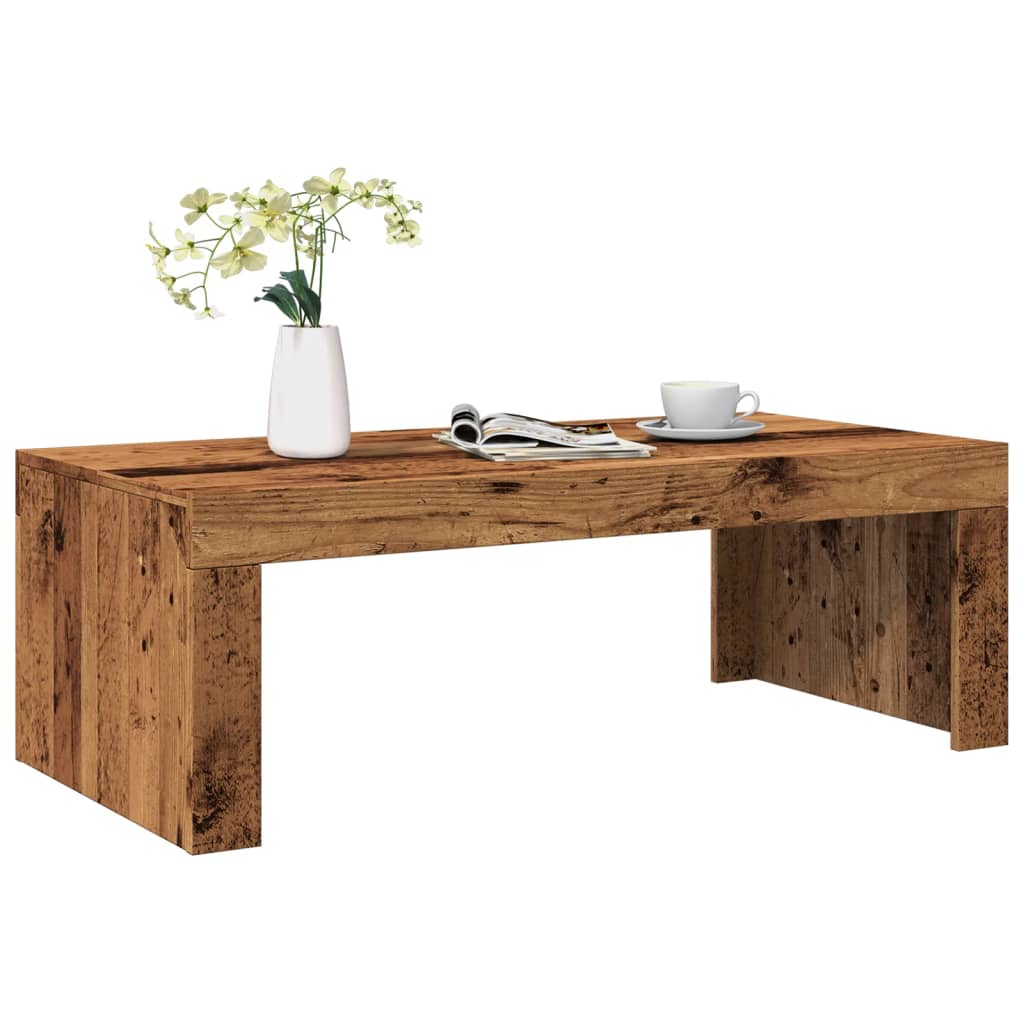 vidaXL Coffee Table Old Wood 102x50x35 cm Engineered Wood