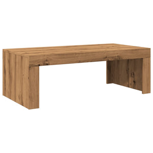 vidaXL Coffee Table Artisan Oak 102x50x35 cm Engineered Wood