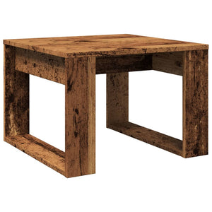 vidaXL Side Table Old Wood 50x50x35 cm Engineered Wood