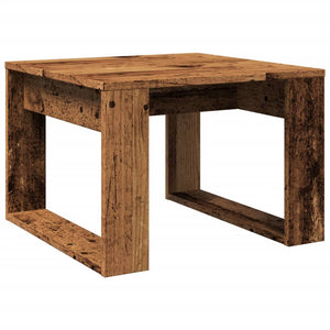 vidaXL Side Table Old Wood 50x50x35 cm Engineered Wood