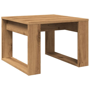 vidaXL Side Table Artisan Oak 50x50x35 cm Engineered Wood