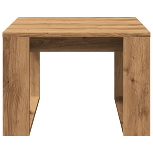 vidaXL Side Table Artisan Oak 50x50x35 cm Engineered Wood