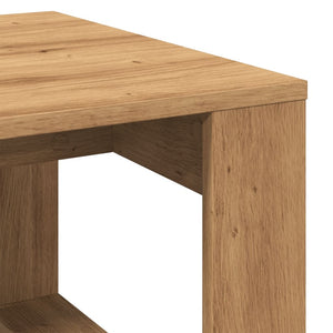 vidaXL Side Table Artisan Oak 50x50x35 cm Engineered Wood